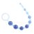 Sassy Anal Beads Blue Golyósor