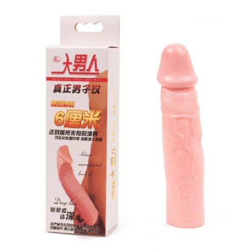 Realistic Penis Sleeve Flesh 2 Péniszköpeny/Hosszabbító