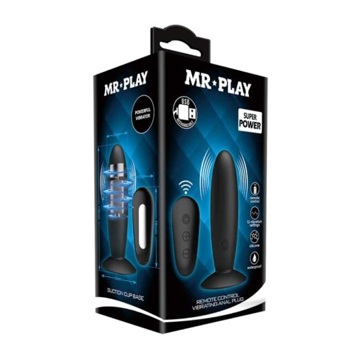 Mr. Play Remote Control Vibrating Anal Plug Fenékdugó