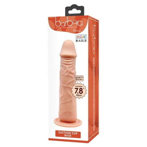 Barbara Calvin 7,8 " Dildo with Suction Cup Dildó