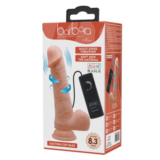 Barbara Ken Multi-Speed Vibration Dildo 8,3 " Realisztikus vibrátor