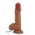 Beautiful Catoblepas 8,1 " Vibrating Dildo Brown