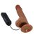 Beautiful Catoblepas 8,1 " Vibrating Dildo Brown