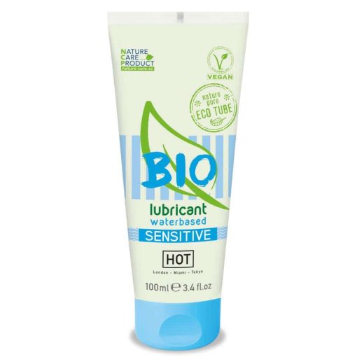 HOT BIO lubricant waterbased Sensitiv 100 ml Vízbázisú Síkosító