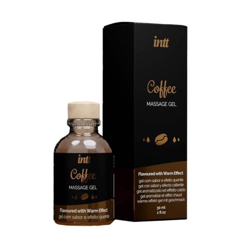 MASSAGE GEL COFFEE GLASS BOTTLE 30ML + BOX Masszázsgyertya/olaj