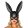 Masquerade Rabbit Mask Black Masz/Szemkötő/Fejfedő