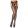 Spandex sheer suspender hose O/S - black