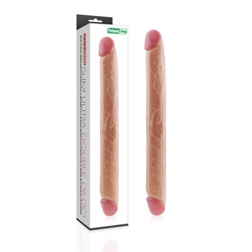 Realistic Slim Ultra Double Dildo Dildó