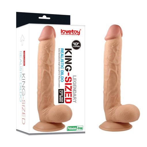 10" Legendary King-sized  Realistic Dildo Dildó