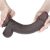9'' Sliding Skin Dual Layer Dong Brown Dildó