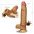 Add 1.5" Vibrating Silicone Extender Brown Péniszköpeny/Hosszabbító