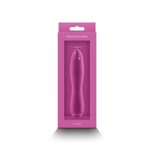 Obsession - Clyde - Dark Pink Nonfiguratív Vibrátor