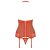 838-COR-3 corset & thong red S/M Fűző/Korszázs