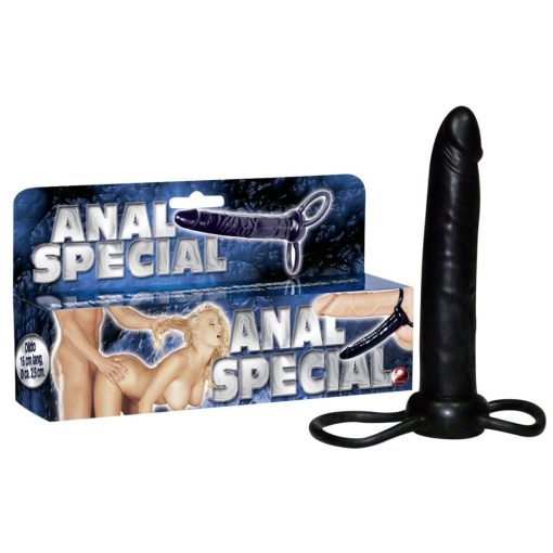 Anal Dong with cockrings Felcsatolható Eszköz