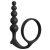 Ass-Gasm Cockring Anal Beads Black