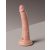 7" Dual Density Vibrating Silicone Cock with Remote Light